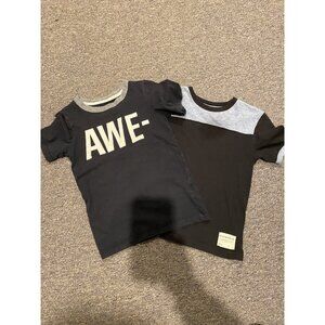 Boys Navy Blue T Shirt Awesome Lot Gap Carters 6 EUC